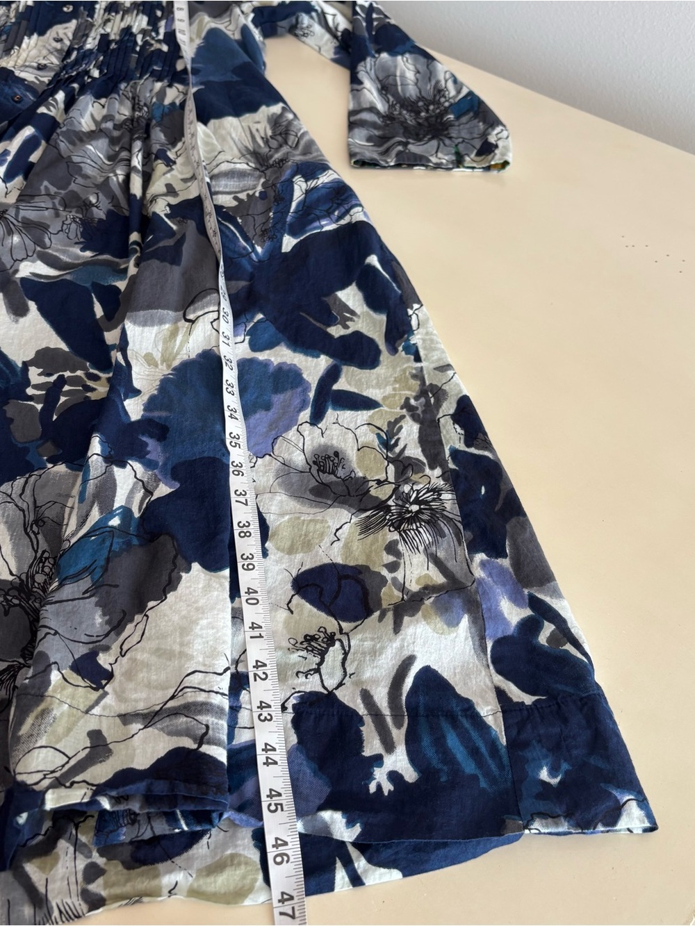 Dress Addict Floral Pleated Button Down Midi Dress Size Medium - Picture 10 of 13